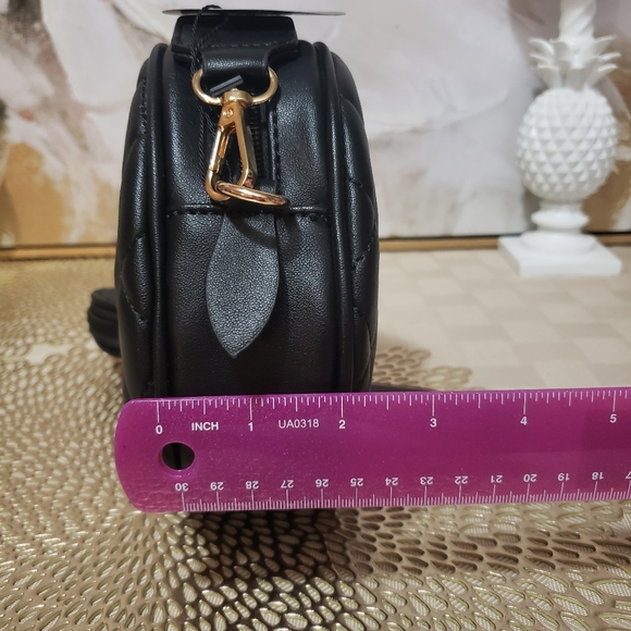 Designer Vegan Crossbody Purse with Coin purse - Picture 9 of 11